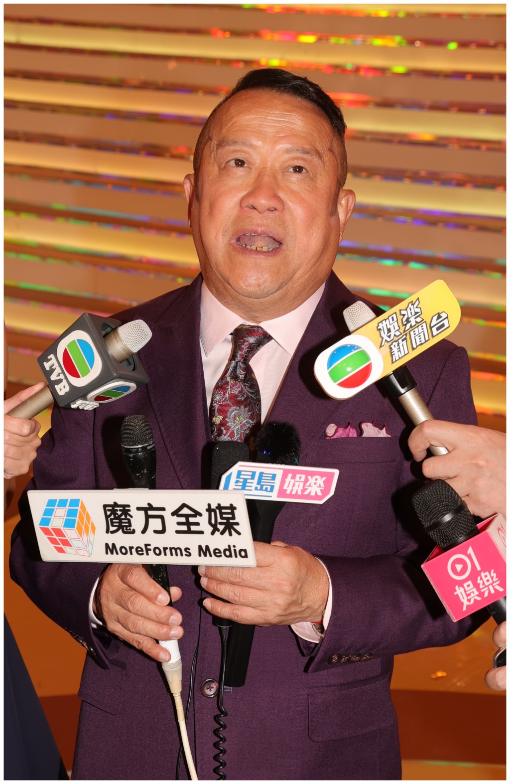 曾志偉表示對今年的台慶騷非常滿意。