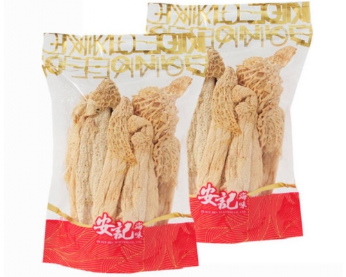 安記海味一款預先包裝特級竹笙違反食物標籤規例。網上圖片