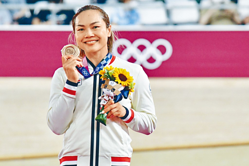 李慧詩2020年東京奧運奪得爭先賽銅牌。（圖片來源：星島圖庫）