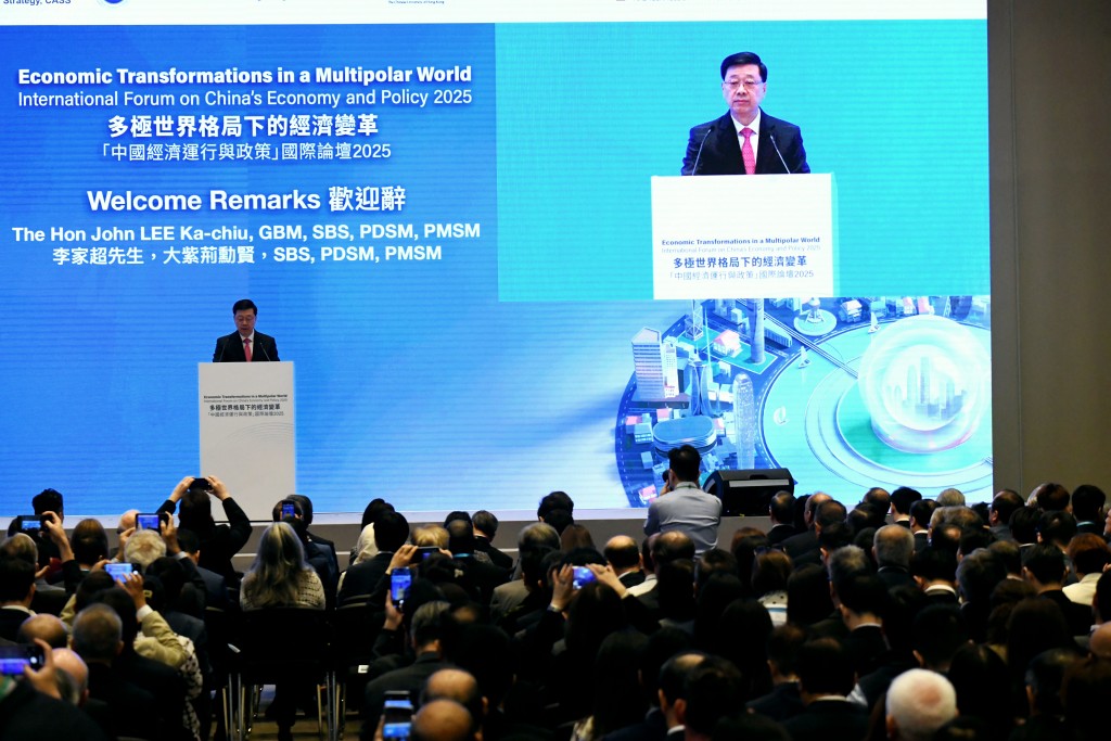 行政長官李家超。 行政長官李家超。