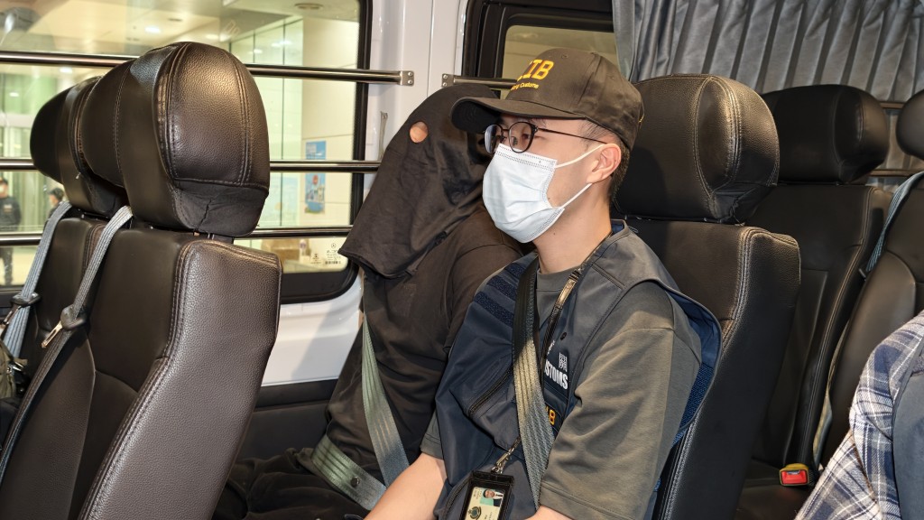 1名逾期居留的內地男子被捕。黃文威攝