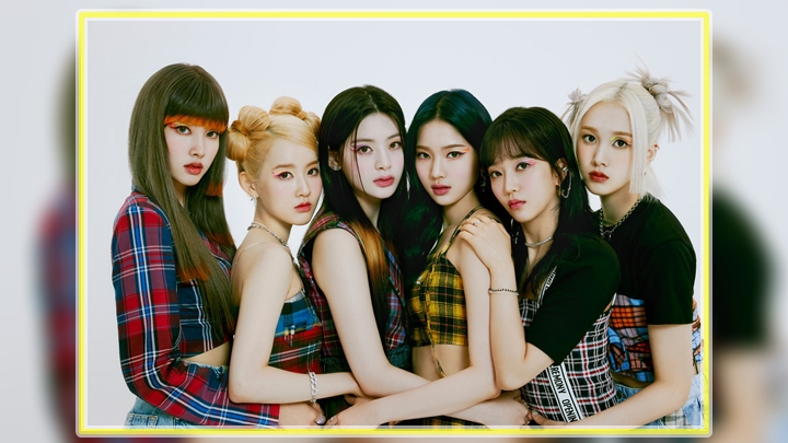 STAYC 六位成員(左起)Yoon、Sieun、Seeun、Isa、隊長 Sumin 及 J。
