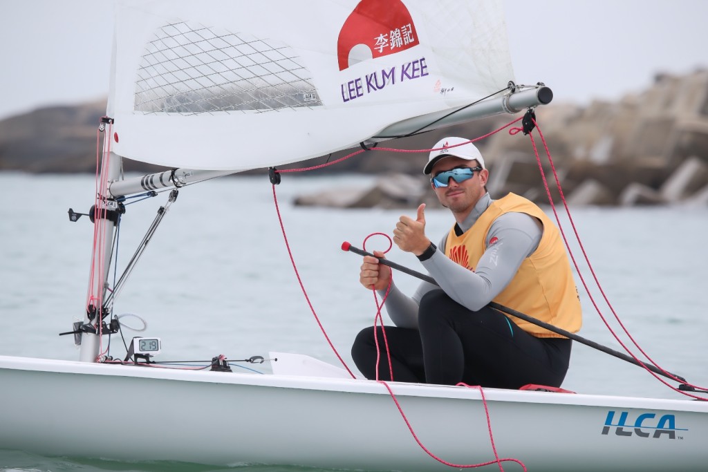 贝俊龙在男子爱尔卡7级勇夺金牌。中国香港帆船运动总会图片 贝俊龙在男子爱尔卡7级勇夺金牌。中国香港帆船运动总会图片