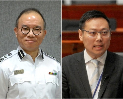 左起:曾國衞、徐英偉。資料圖片