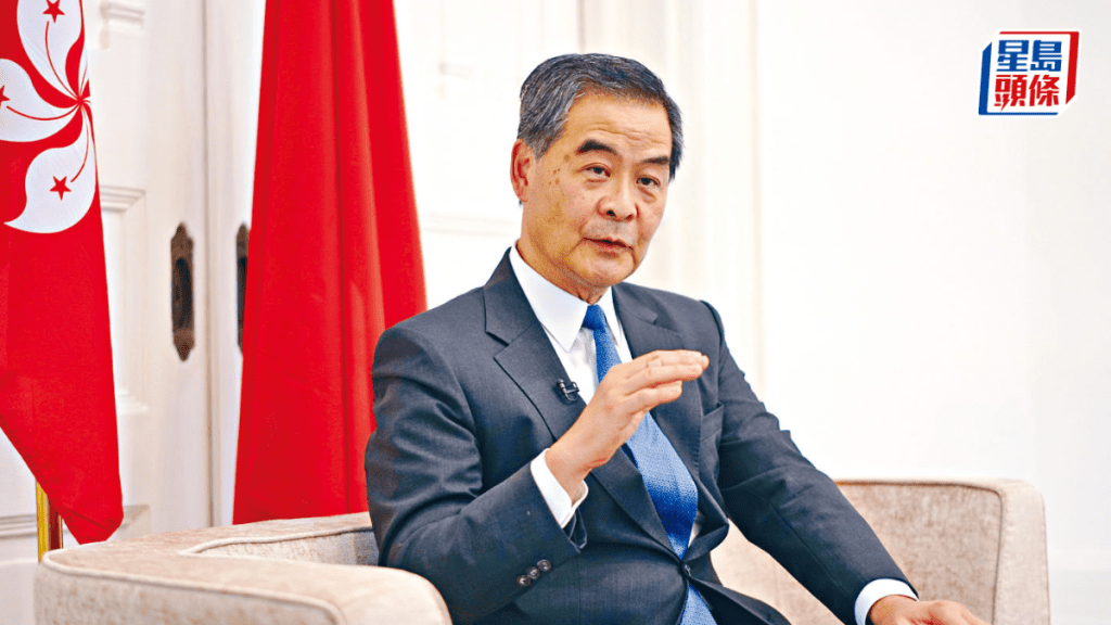 全國政協副主席、前行政長官梁振英。資料圖片
