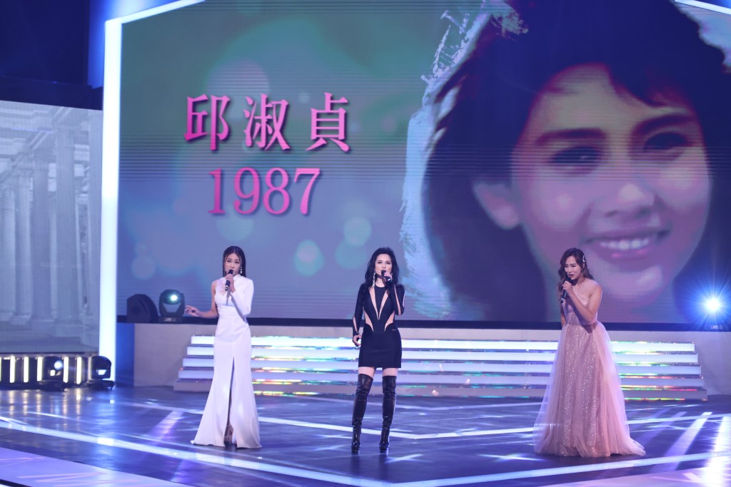 壓軸表演嘉賓（左起）：蘇韻姿、樊亦敏、吳幸美