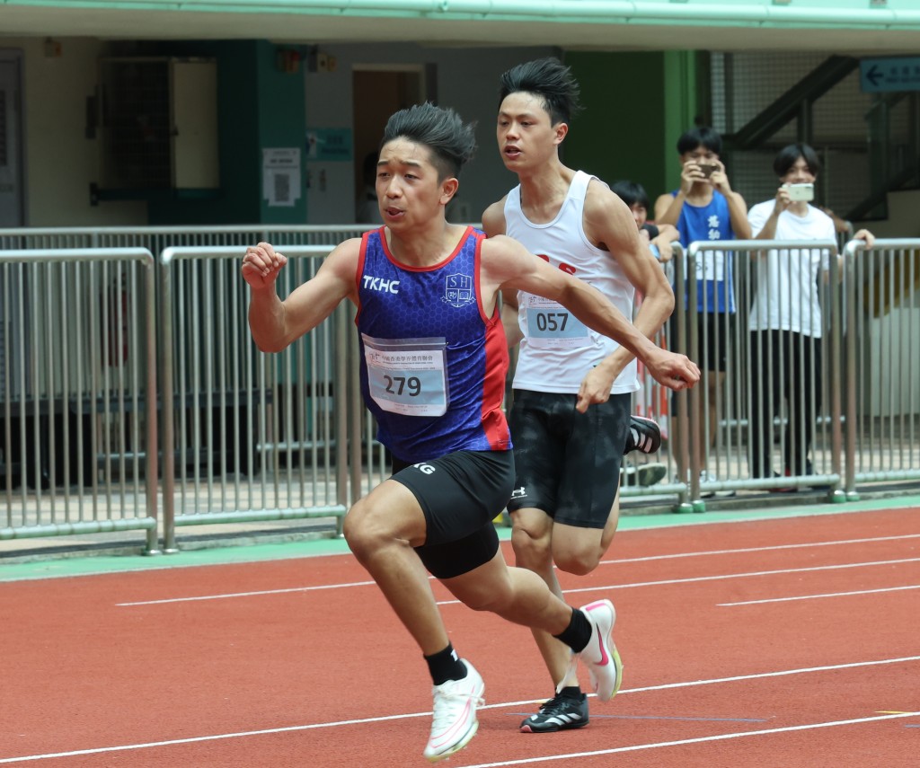 最爆，男子100米三甲齐破大会纪录，包括陈一乐。