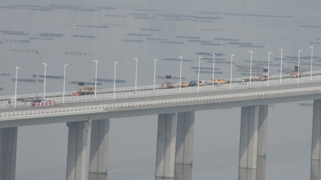 現場是深圳灣大橋。