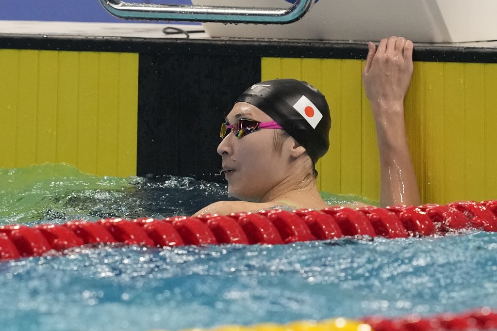 杭州亚运，池江出战50米蝶泳决赛摘铜。 AP