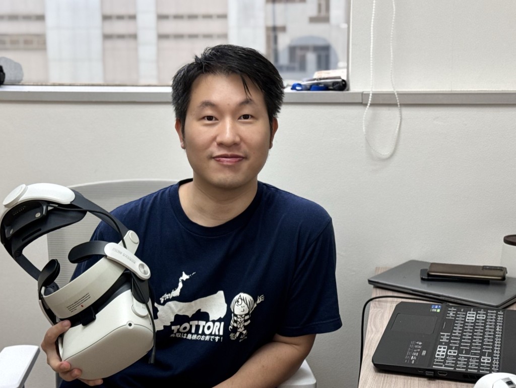 AR/VR科技社會企業AESIR創辦人陳浩升。 AR/VR科技社會企業AESIR創辦人陳浩升。