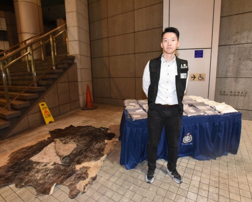 警方在沙頭角兩個貨倉內檢獲35公斤毒品可卡因。