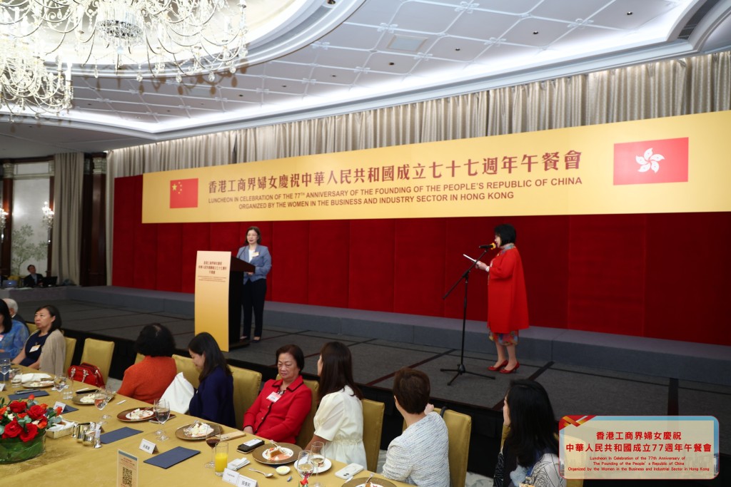 謝小華在午餐會上以《 國家「 十五五 」與香港五年規劃 香港發展新機遇 》作分享。