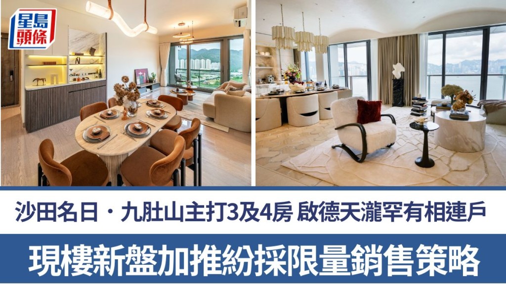   现楼新盘加推纷采限量销售策略 沙田名日．九肚山主打3及4房 启德天泷罕有相连户｜睇楼好介绍