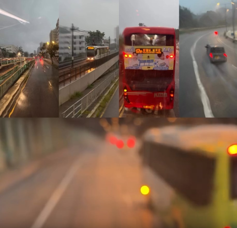 網民:大雨,越來越大雨#屯公路上 #屯門公路 #返工 #巴士上 #楊柳資料來源:joe.photo.world@Threads 網民:大雨,越來越大雨#屯公路上 #屯門公路 #返工 #巴士上 #楊柳資料來源:joe.photo.world@Threads