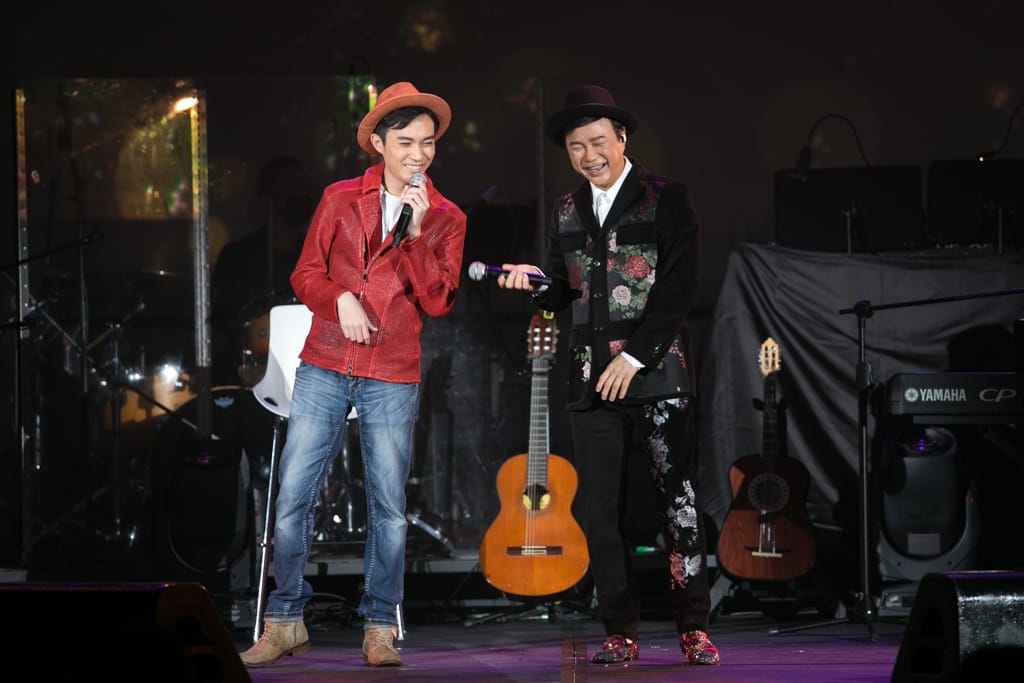 Albert兒子區昕進擔任表演嘉賓。