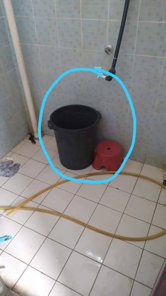 涉事的水桶。網圖