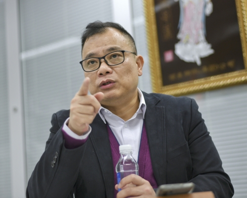 香港警察隊員佐級協會主席林志偉。資料圖片