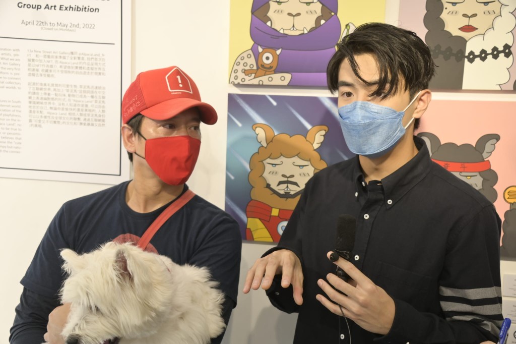 Oscar（右）希望做到在虛擬世界以外也有實體給大家可用到。