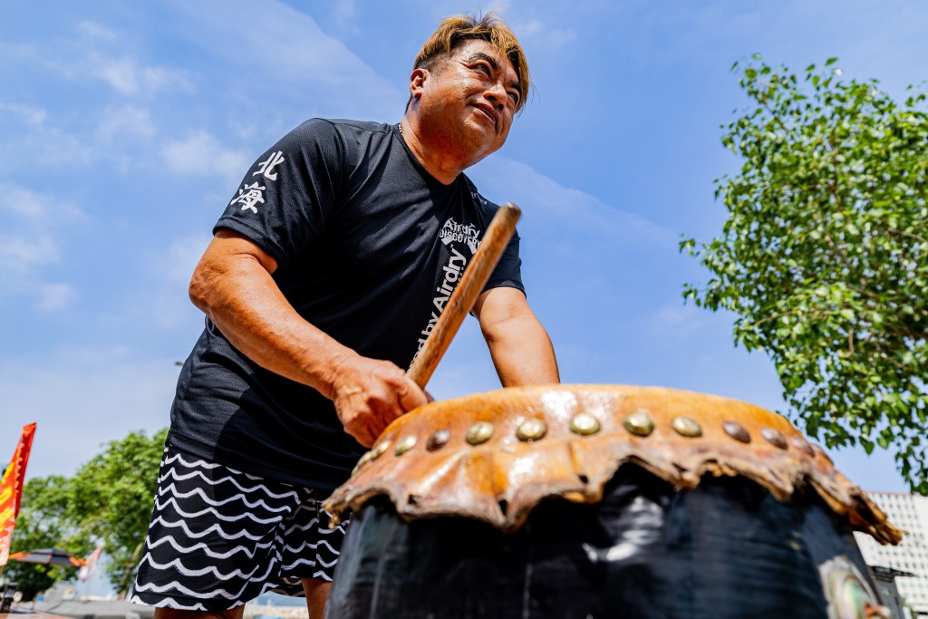 北海龍划手陳劍明連續19年參加「香港國際龍舟邀請賽」。 北海龍划手陳劍明連續19年參加「香港國際龍舟邀請賽」。
