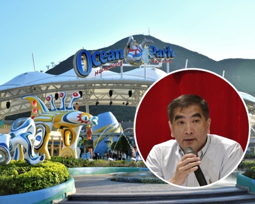 鍾國斌建議海洋公園有很多方法應對危機。