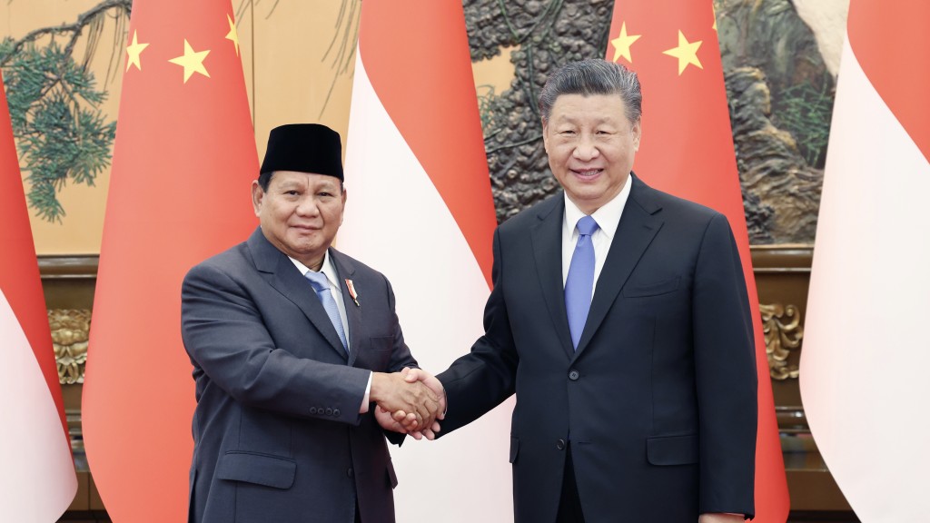 印尼總統當選人普拉博沃訪華，與國家主席習近平會面。 新華社