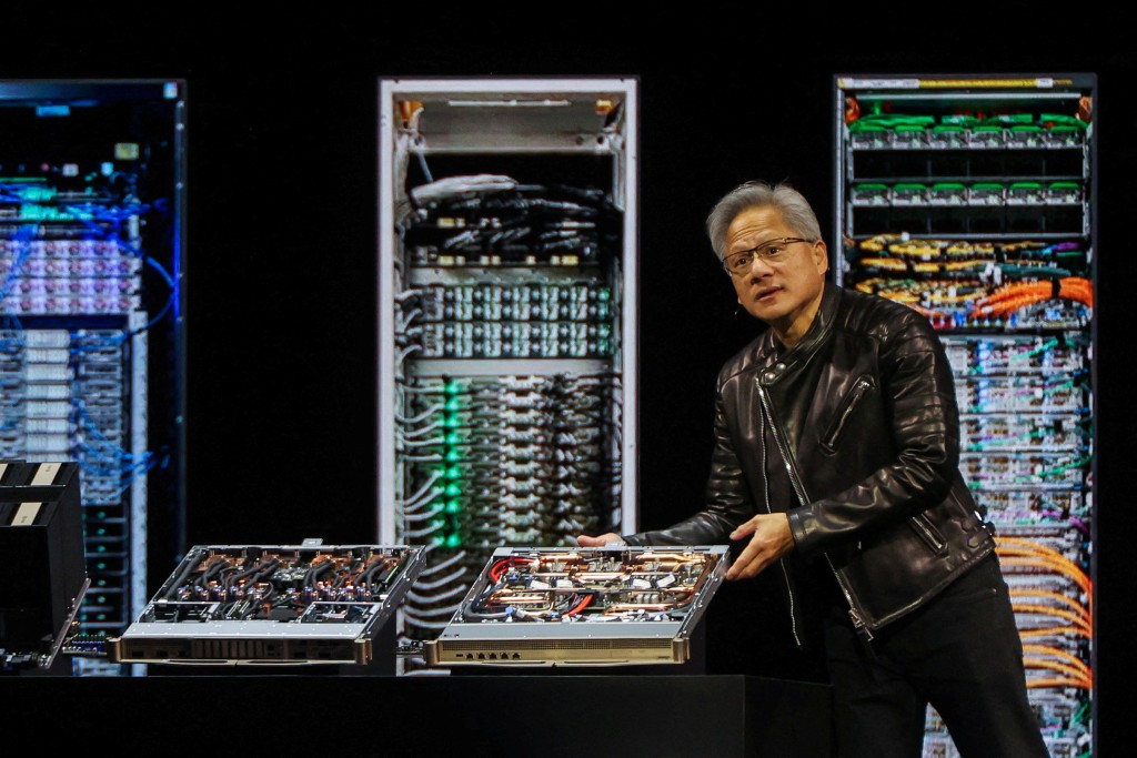 輝達CEO黃仁勳。路透社