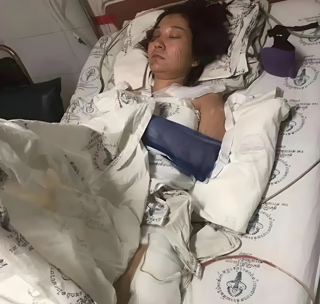 王暖暖被推落墮大難不死。