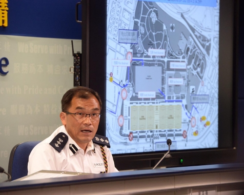 中區警區指揮官謝名揚。