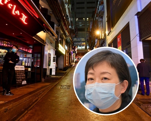 張竹君感謝紀律部隊幫忙。資料圖片