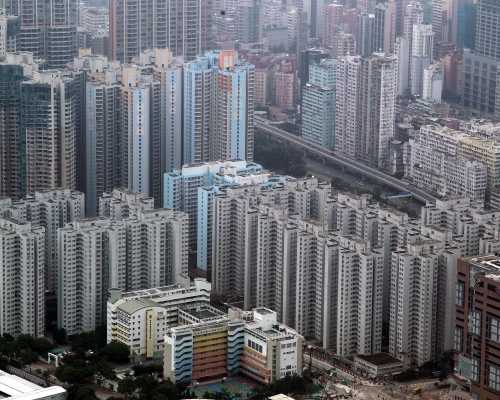 本港2月樓價指數按月跌2.1%,連跌3個月。 資料圖片