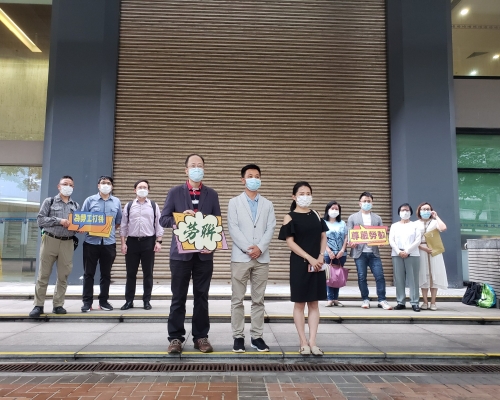 勞聯共推薦13名工會代表參選。勞聯圖片