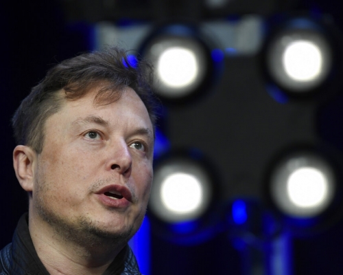 特斯拉(Tesla)行政總裁馬斯克。AP資料圖片