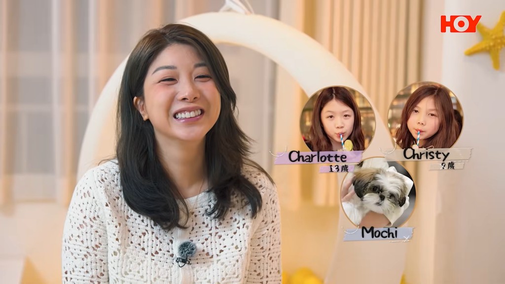 胡家惠母女檔上節目。 胡家惠母女檔上節目。