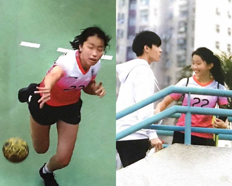 康堤打完手球即開心會合男友。(《東周刊》圖片)