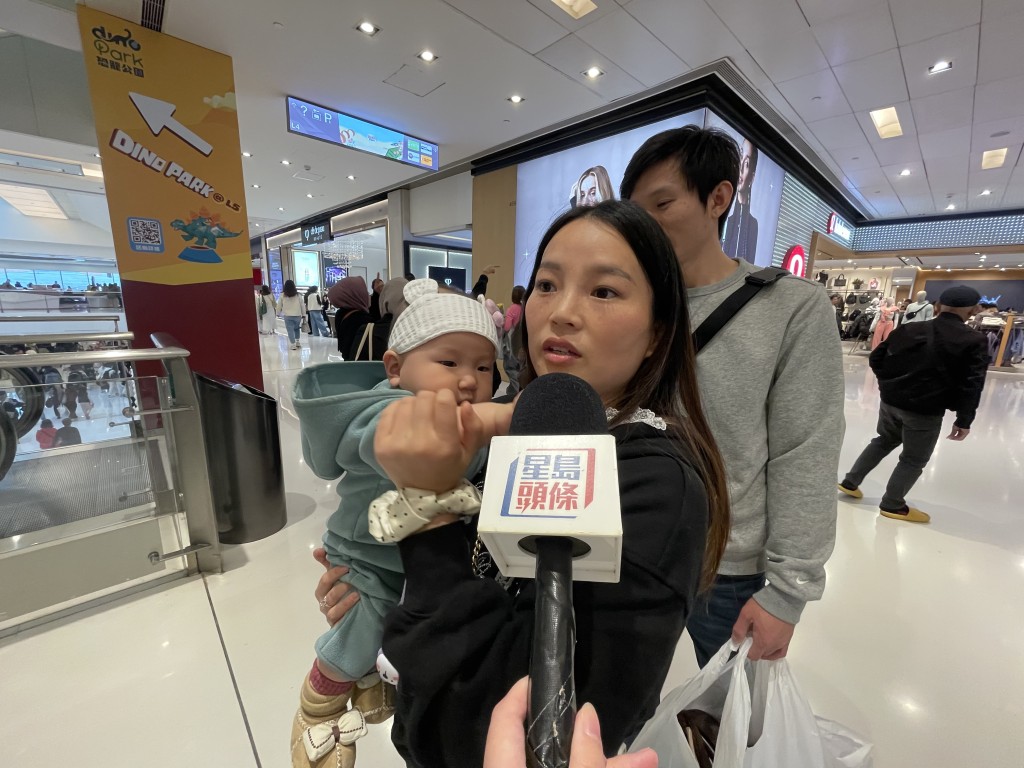 來自湖北的旅客梁小姐。