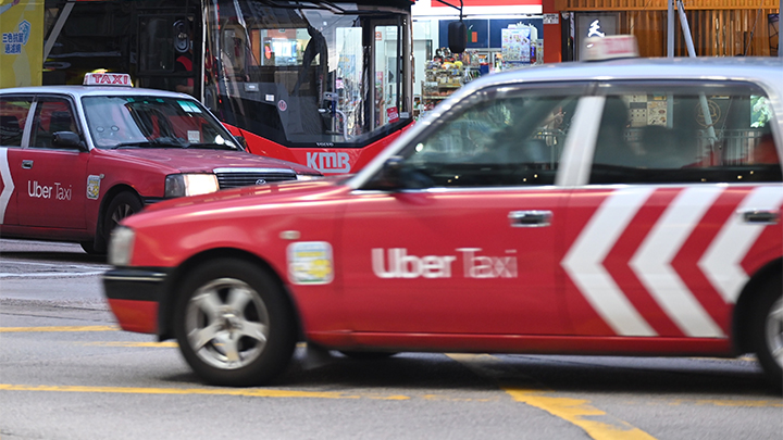 Uber表示,「0+3」實施後首兩周,來往機場人數急增。資料圖片