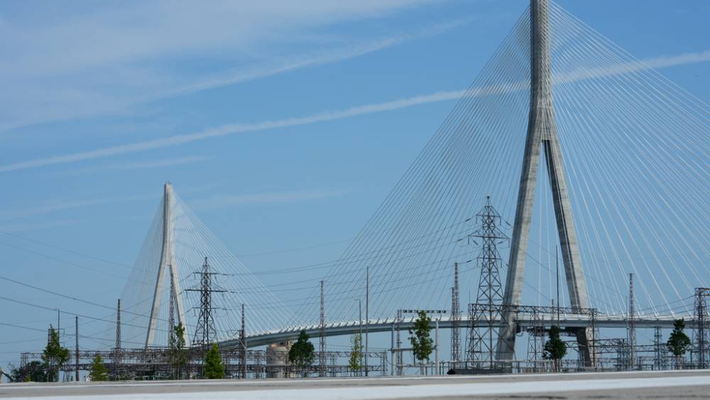戈迪豪國際大橋。 美聯社