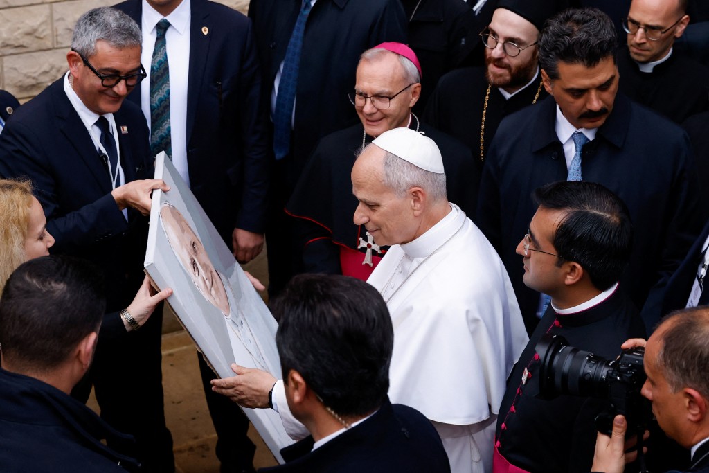 教宗良十四世到访土耳其。路透社