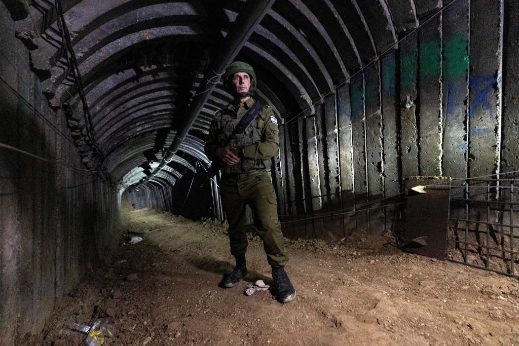 以色列国防军发言人哈加里（图）指以军可能炸死了伊萨。路透社