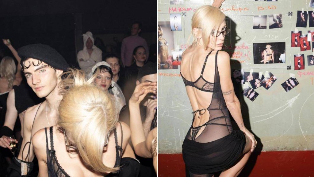 俄羅斯網紅伊夫列耶娃（圖右）主辦這場廣受批評的派對。網上圖片