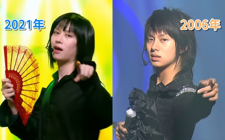 希澈重現15年前歌曲《U》造型，真係講唔出有咩大分別。