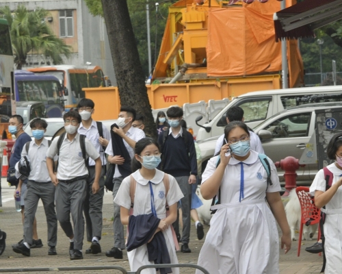 教育局去信學校督促學生在放學後盡快回家。資料圖片