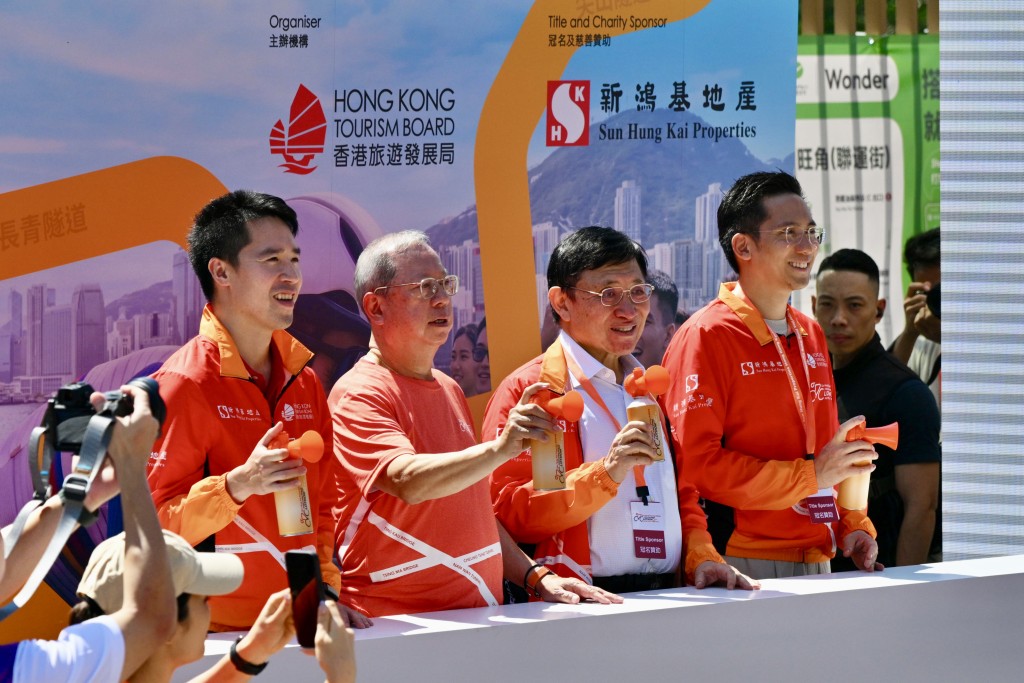 郭基煇（左）分享沿途感受時指，雖然已是第八年參賽，但過程依然令人難忘。