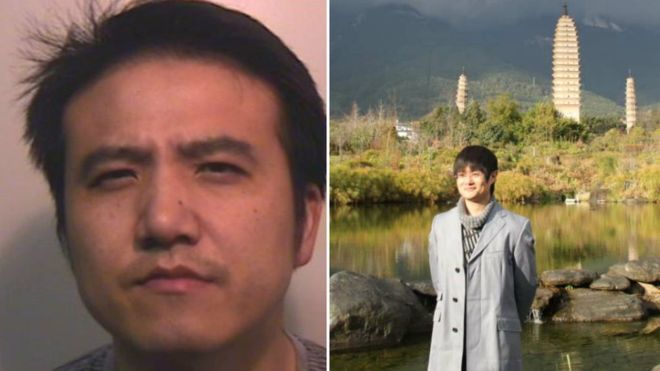 43歲被告姜明(左)被控謀殺友人劉陽(右)罪成。