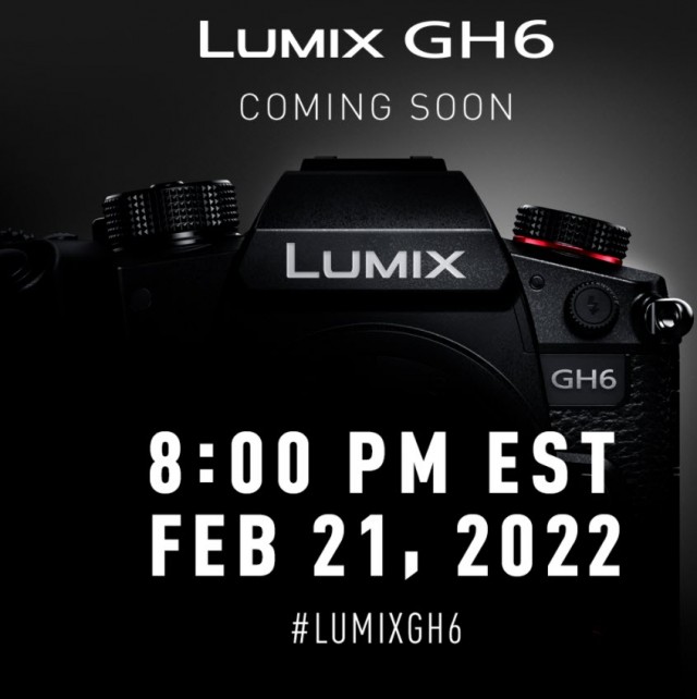 LUMIX GH6發布會將於香港時間下周二早上九時舉行。 LUMIX GH6發布會將於香港時間下周二早上九時舉行。