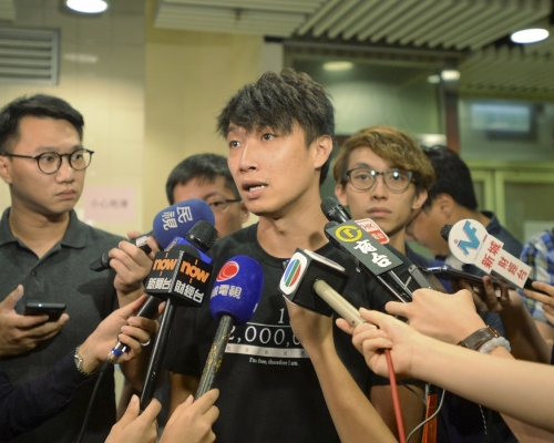 民陣召集人岑子杰表示,撤回是一個好的開始,但遠不足夠。資料圖片
