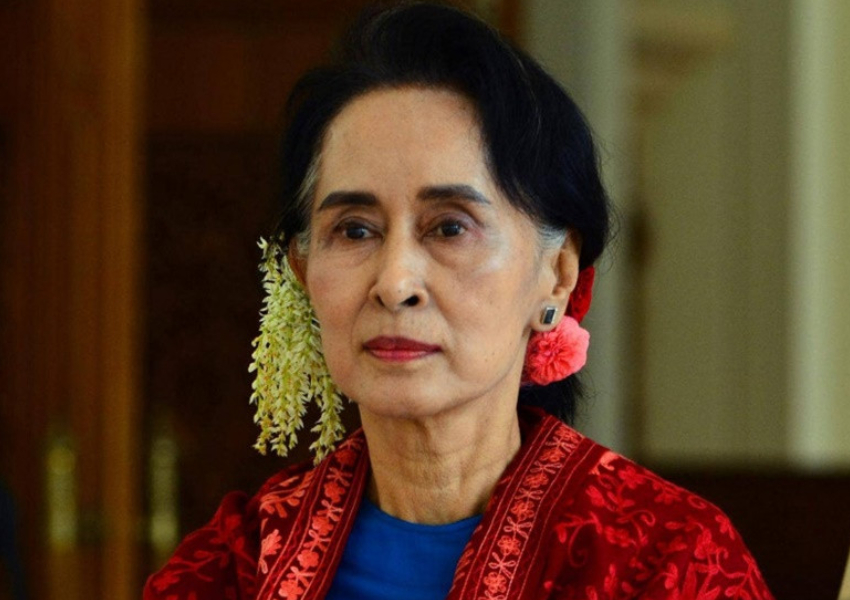 昂山素姬。AP资料图片