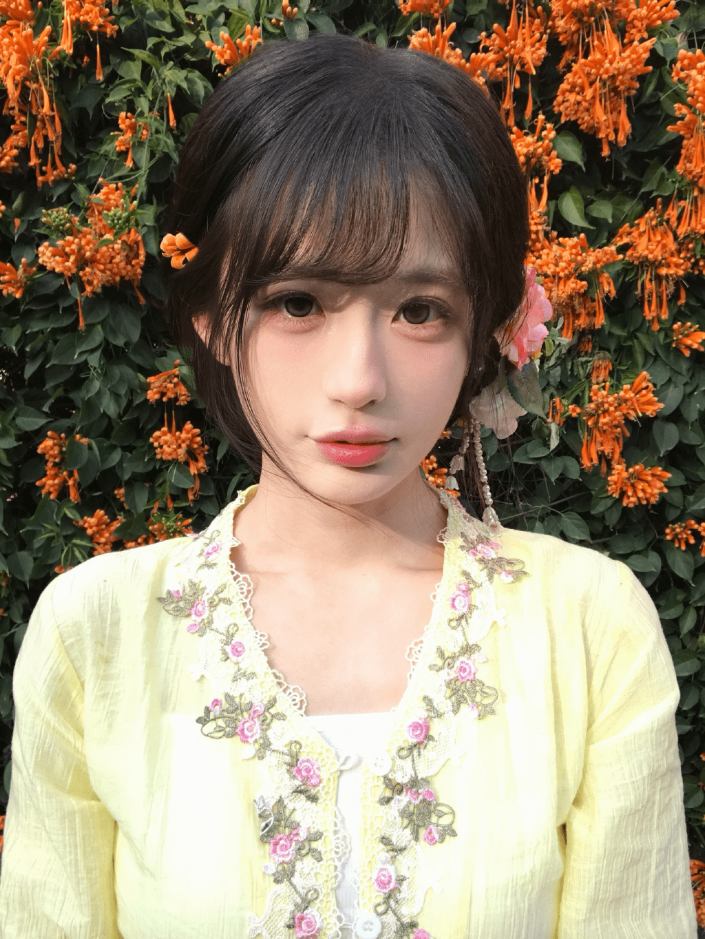 女子组合SNH48 Team HII的成员林舒晴。微博