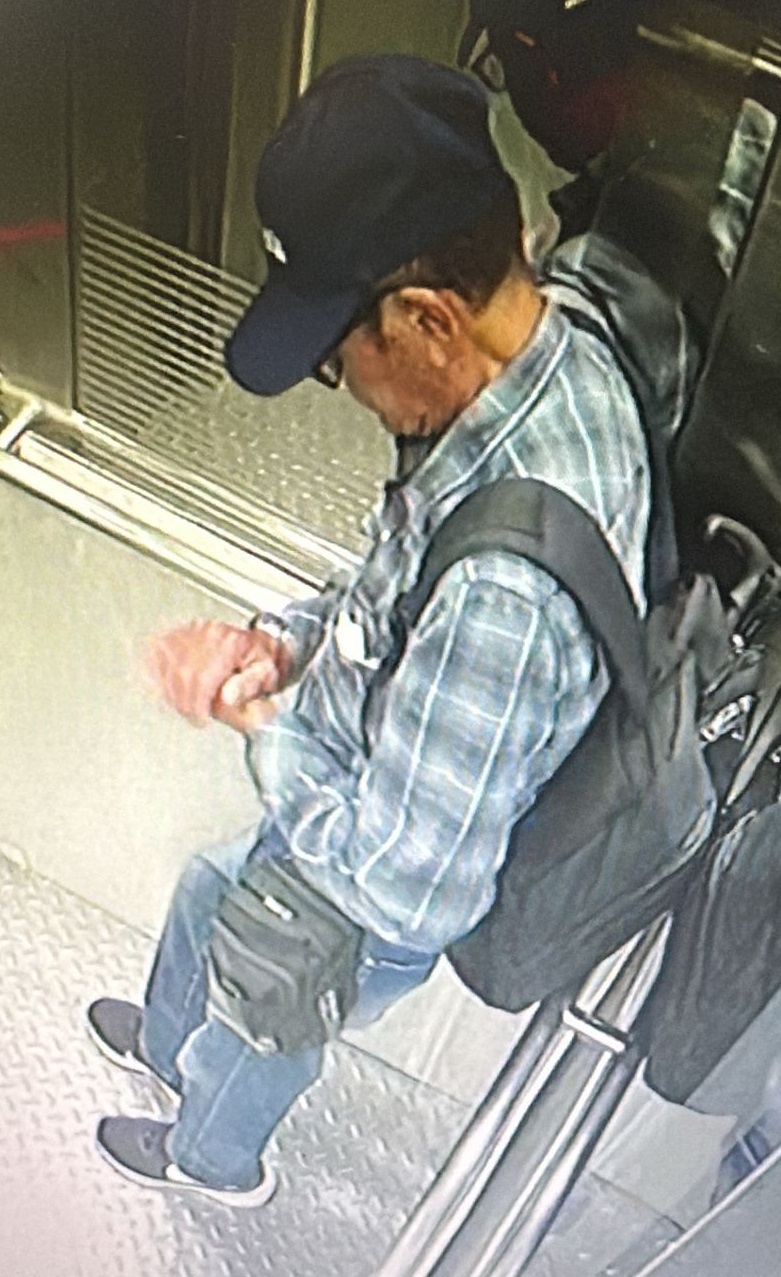 失蹤老翁最後露面時情況。警方圖片 失蹤老翁最後露面時情況。警方圖片