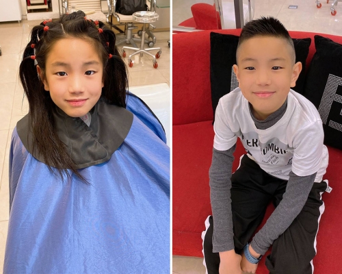 台灣小四男生敏睿，留兩年長髮，希望用自己小小的力量，幫助更多癌友走出生命中的黑暗。